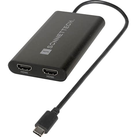 Sonnet USB C To Dual 4K 60Hz HDMI Adapter Holdan