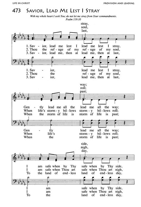 African American Heritage Hymnal 473 Savior Lead Me Lest I Lead Me