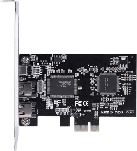 Carte PCIe Firewire pour 10 contrôleur d adaptateur PCI Express IEEE