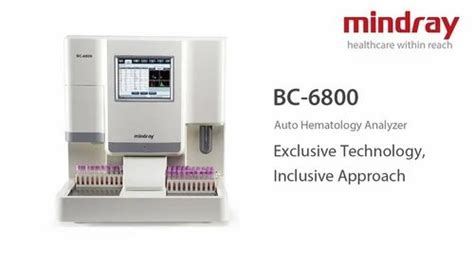 Fully Automatic Mindray Bc Plus Auto Hematology Analyzer User