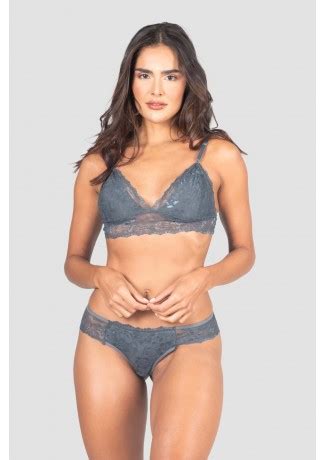 Conjunto Lingerie Cropped Vinho Ref P04 7 E Kaisan