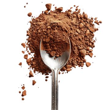 Spoon Of Cocoa Powder Cocoa Powder Cocoa Chocolate Png Transparent