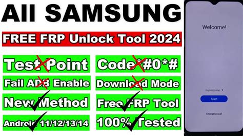 Free New Unlock Frp Tool All Samsung Frp Bypass Android