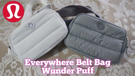 Lululemon Everywhere Belt Bag Wunder Puff 1l And 2l Review Youtube