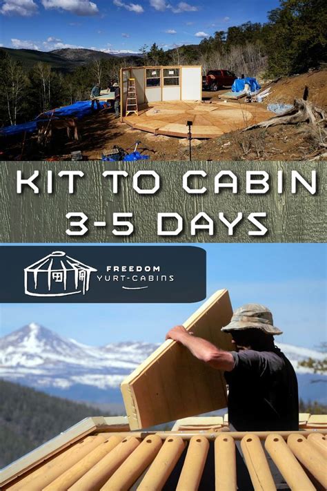 From Kit to Cabin in 3-5 Days! (Video Time Lapse included) | Tiny house ...