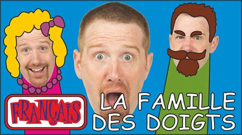 La Famille des Doigts à la Crème Glacée Le Français avec Steve and