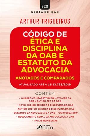 Pdf C Digo De Tica E Disciplina Da Oab E Estatuto Da Advocacia By