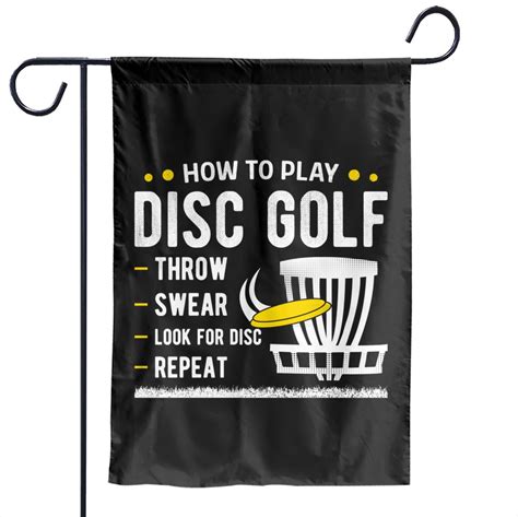 How To Play Disc Golf Disc Golf Garden Flags