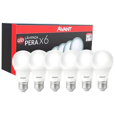 Kit Pack L Mpada Led W Luz Branca K Bivolt E Avant