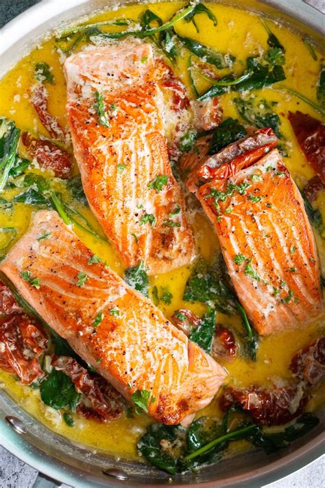 Tuscan Salmon Rasa Malaysia