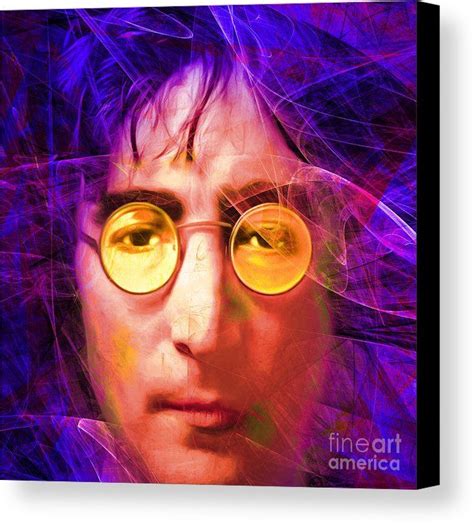 John Lennon Imagine 20160521 Square V3 Canvas Print Canvas Art By