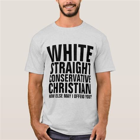 White Straight Conservative Christian T Shirts Uk