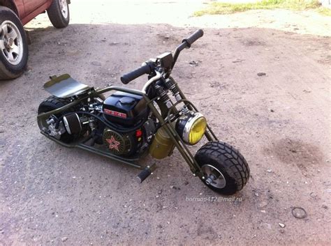 #minibike #chopper | Мини мотоцикл, Скутер, Байк