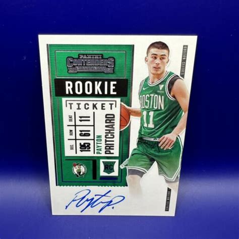 Panini Contenders Rookie Ticket Payton Pritchard Celtics