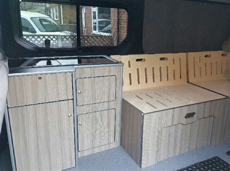 Vauxhall Vivaro Campervan Bed And Kitchen Unit Camper Van Conversion