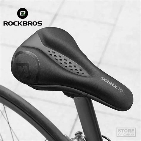 ROCKBROS Bicycle Saddle Cover Liquid Silicone Gel Breathable Seat Soft