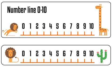 Blank Number Line 1-10 - 10 Free PDF Printables | Printablee