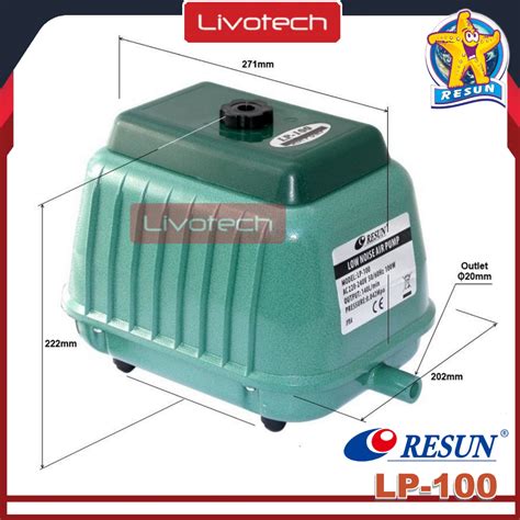 Jual Resun Lp Pompa Udara Aerator Air Pump Low Noise Lp Airpump