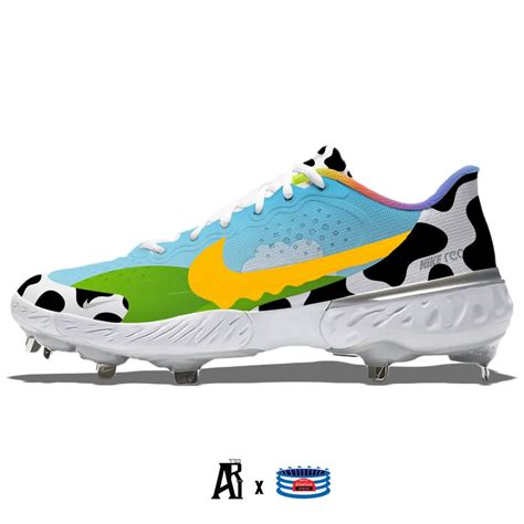 "Chunky Dunky" Nike Alpha Huarache Elite 3 Low Cleats – Stadium Custom Kicks