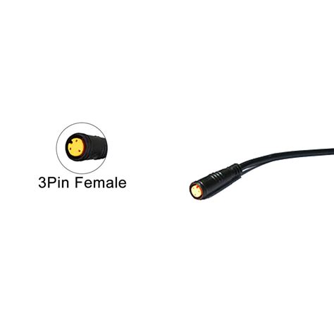 Electric Bicycle Signal Cable 2 6 Pin Female Extension Julet Cable