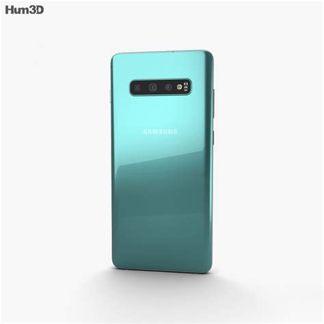 Samsung Galaxy S10 Plus Prism Green 3d Model Electronics On Hum3d