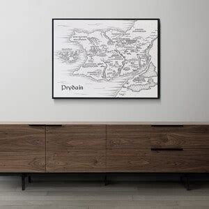 Map of Prydain - Etsy