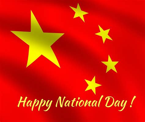 Happy National Day Of China The Golden Week Celebration