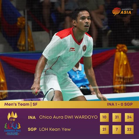 Badminton Asia On Twitter Sea Games Score Update Semifinals Men