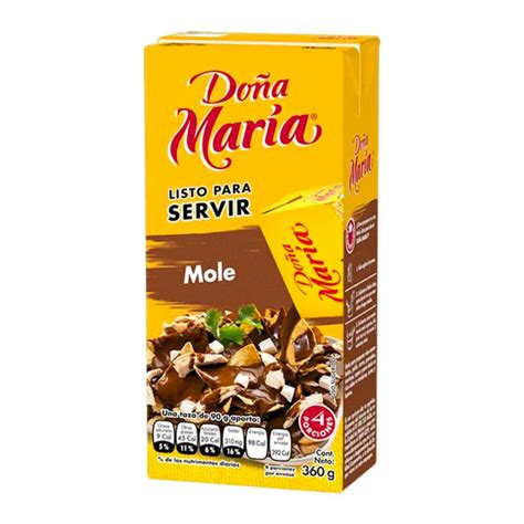 Mole DoÑa Maria Listo Para Servir Tetra 360 Gr