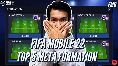 FIFA Mobile 22 Indonesia Top 5 Formasi Terbaik Untuk Memulai FUT