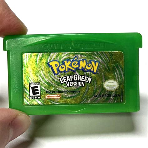 GUARANTEED AUTHENTIC Pokemon Leaf Green Game Boy Advance GBA Tested