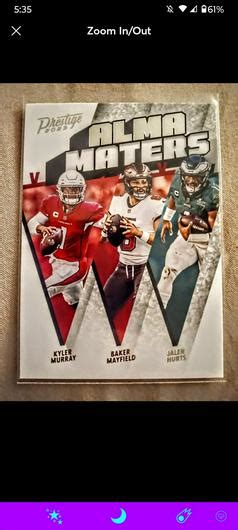 Baker Mayfield Jalen Hurts Kyler Murray Ungraded 2023 Panini