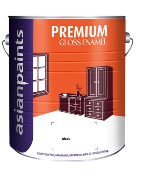 Asian Paints Apcolite Premium Gloss Enamel Shades 20 Ltrs Black