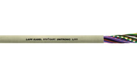 Unitronic Liyy 2x034 Lapp Mehradriges Kabel Yy Ungeschirmt Pvc 2x