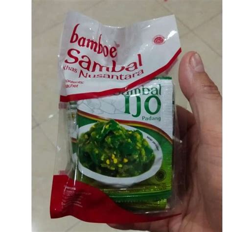 Promo Bamboe Sambal Ijo Padang Pack Isi Sachet Diskon Di