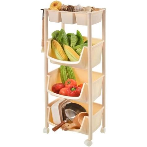 Panier À Fruits Et Légumes Avec Étagère De Cuisine Panier Superposable