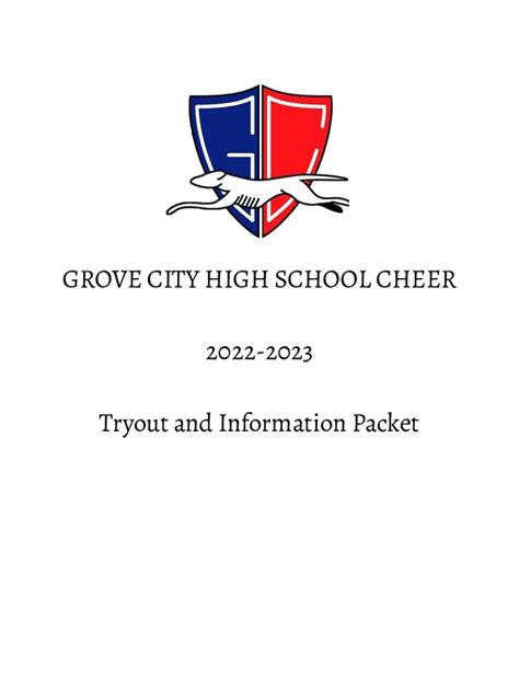 Fillable Online Grove City High School Cheer Fax Email Print - pdfFiller