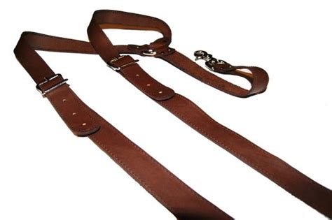 Hand Made Leather Suspenders With Brass Or Steel Trigger Snaps By Project Transaction