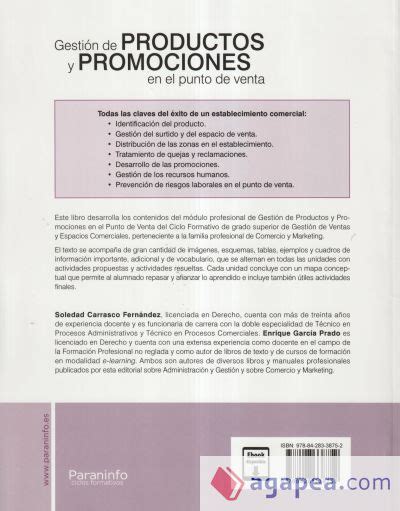 Gestion De Productos Y Promociones En El Punto De Venta Maria Soledad