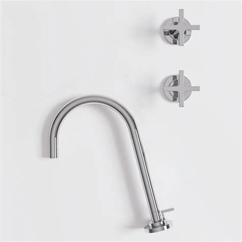 Kludi NOVA FONTE Basin Fitting Classic With Pop Up Waste Set Chrome