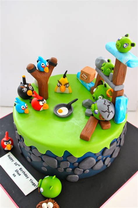 Celebrate With Cake Angry Birds Cake