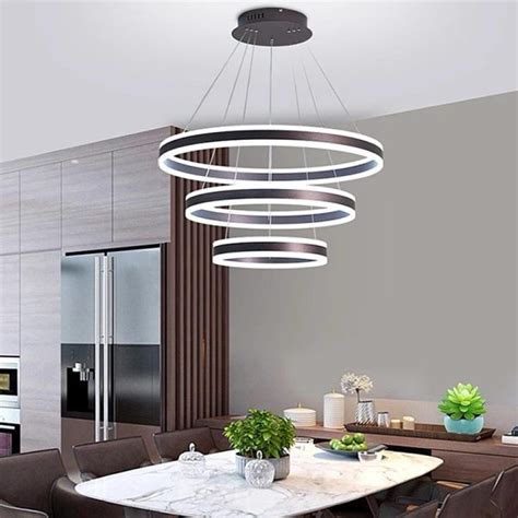 Lustr Led Design Circular Modern Bk Dmliving