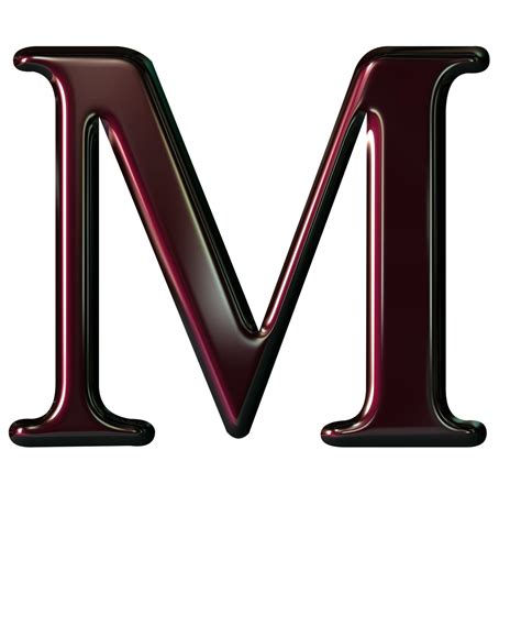 Glossy Burgundy Alphabet 29442096 Png