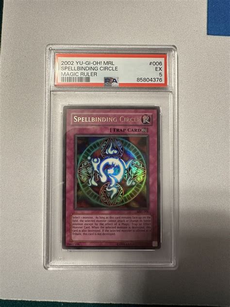 Yu Gi Oh Tcg Spellbinding Circle Magic Ruler Mrl 006 Unlimited Ultra Rare For Sale Online Ebay