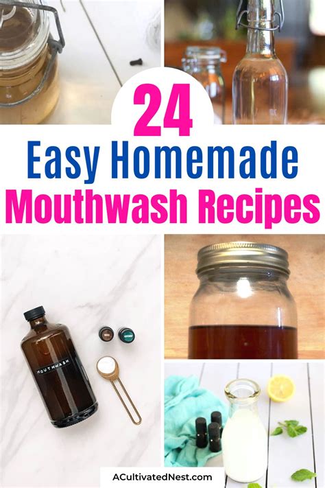 24 Easy Diy Mouthwash Recipes A Cultivated Nest