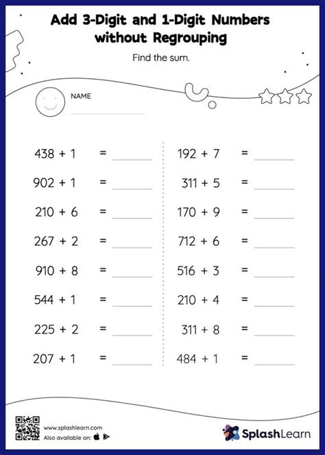 3 Digit Addition With Regrouping Worksheets Worksheets For Kindergarten