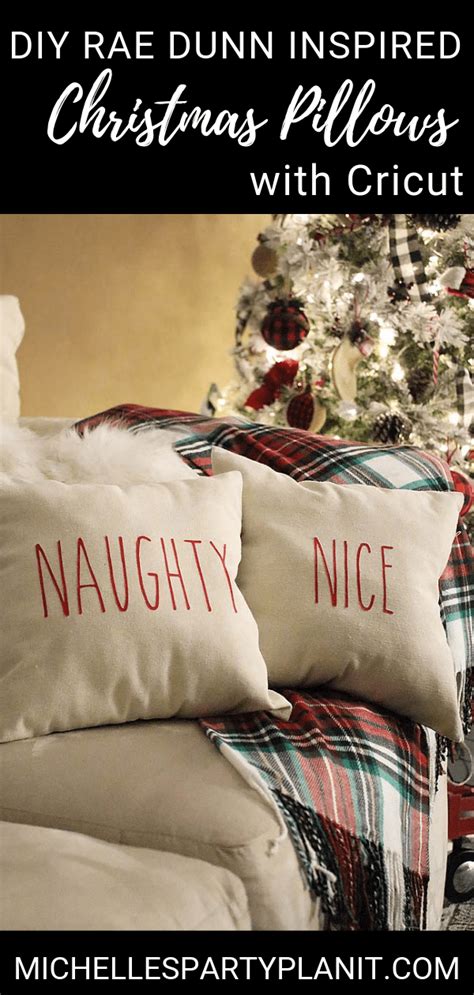 How To Make Rae Dunn Inspired Christmas Pillows Michelle S Party Plan It