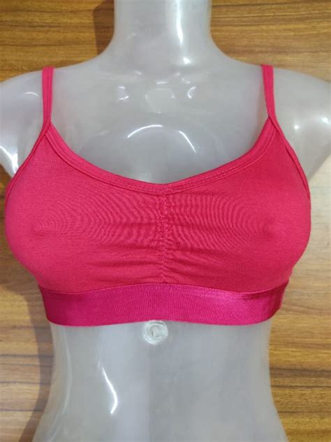 Hosiery Sinker Plain Sports Bras Size 30 32 34 36 40 At Rs 17