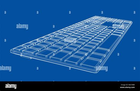 Esquema Del Teclado De Ordenador Imagen Vector De Stock Alamy