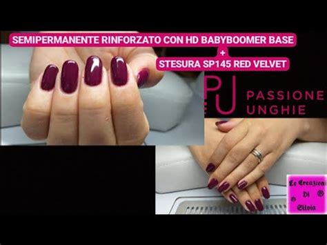 Semipermanente Rinforzato Con Hd Baby Boomer Base Stesura Sp Red